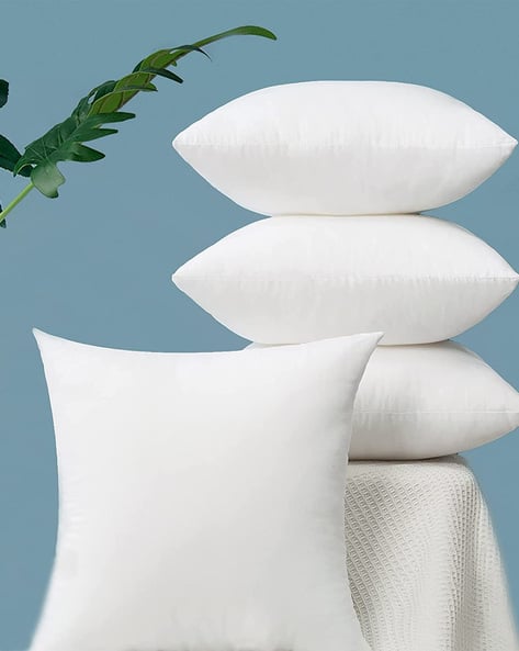 Buy White Cushions Pillows for Home Kitchen by Urbanarts