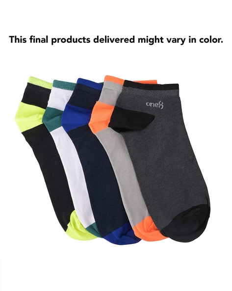 Buy Multicoloured Socks for Men by One8 Online