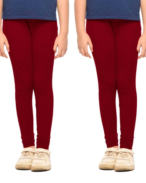 1% OFF on Lux Lyra Women's Red And Black Churidar Leggings _ Set Of 2 on  Snapdeal | PaisaWapas.com