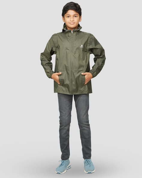 Olive raincoat store