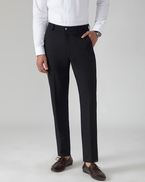 Slim Fit Twill trousers - Cream - Men | H&M IN