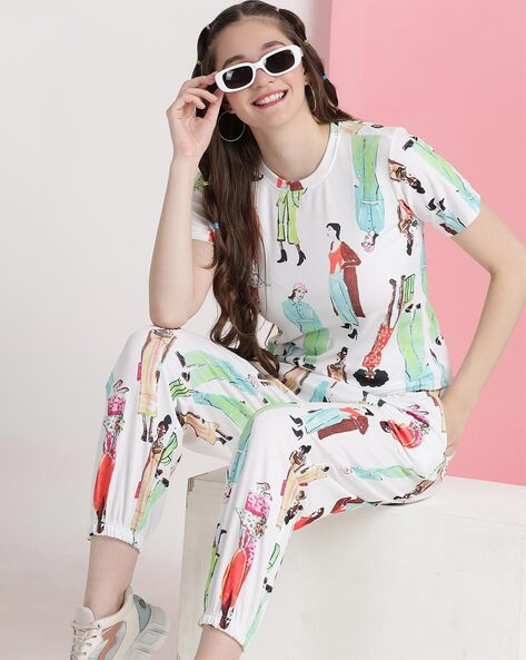 Womens best sale flamingo pyjamas