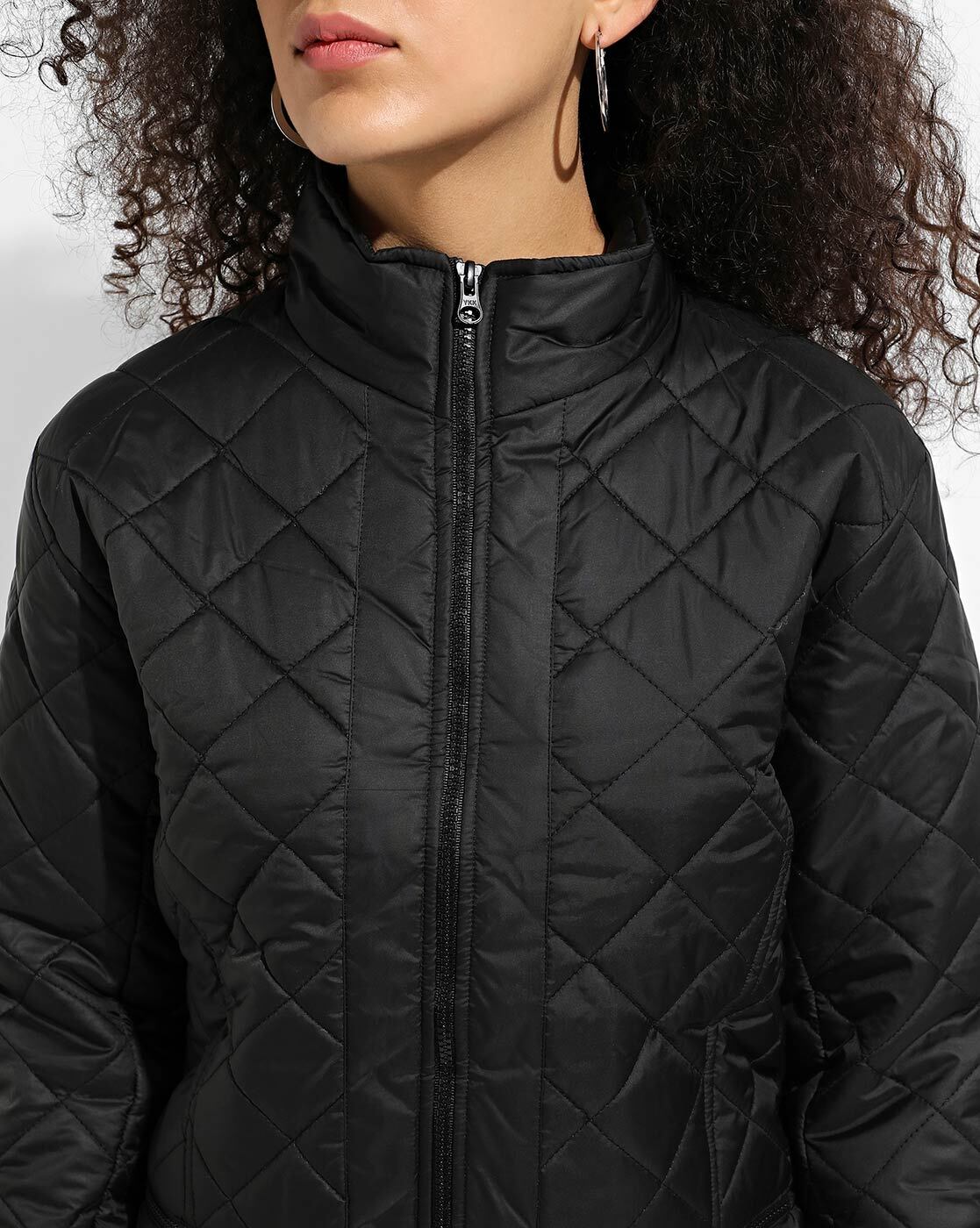 Womens SANDRO black Lambskin Quilted Jacket | Harrods # {CountryCode}