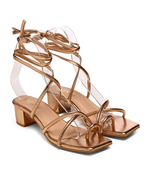 femme la Lace Up Heel Sandal 36 | eBay