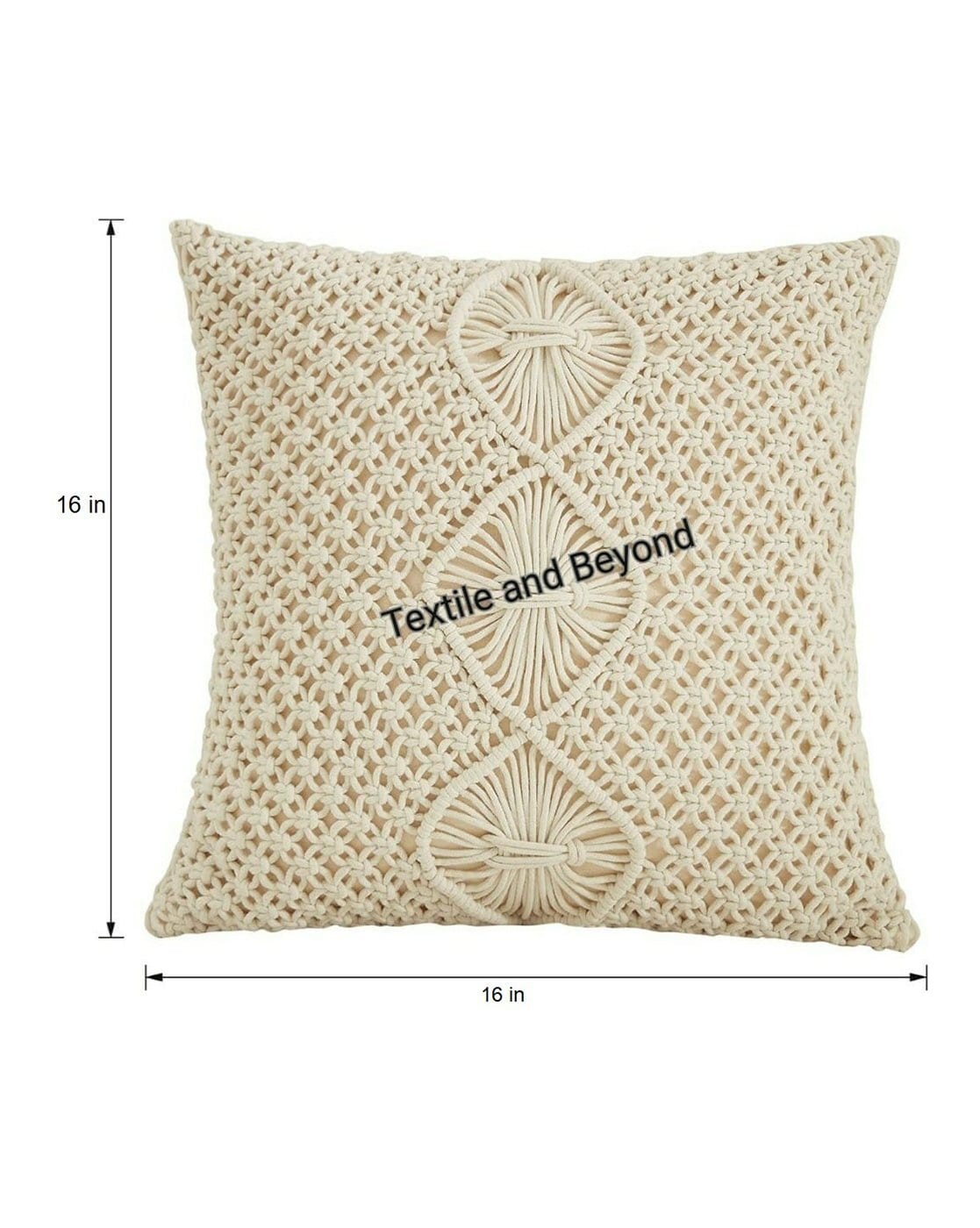 Buy Cream Cushions & Pillows for Home & Kitchen by Textile And Beyond  Online