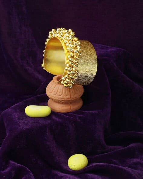 Buy Gold-Toned Bracelets & Bangles for Women by Adwitiya