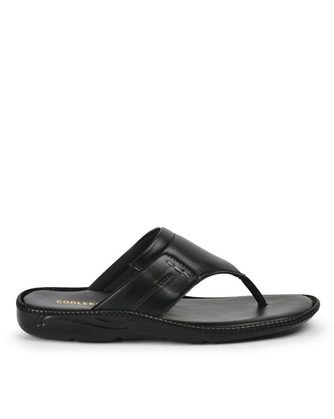 Buy Black Flip Flop Slippers for Men by LIBERTY Online Ajio