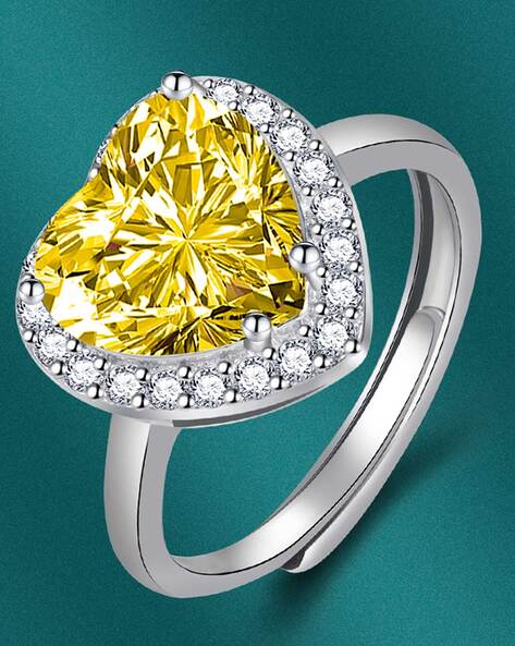 2.0ct Blue Heart Shape Diamond 3 Stone Engagement Ring 14k White Gold /  Front Jewelers