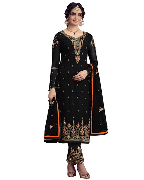 Semi stitched churidar clearance online