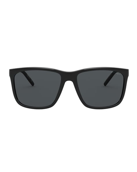 Arnette Dark Grey Rectangular Men's Sunglasses AN4185 218887 59 -  Walmart.com