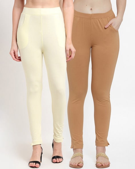 Buy Slim Fit Solid Mid Rise Legging - Style Union
