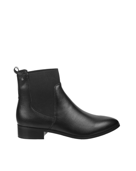 Mochi Mid-Calf Length Heeled Boots