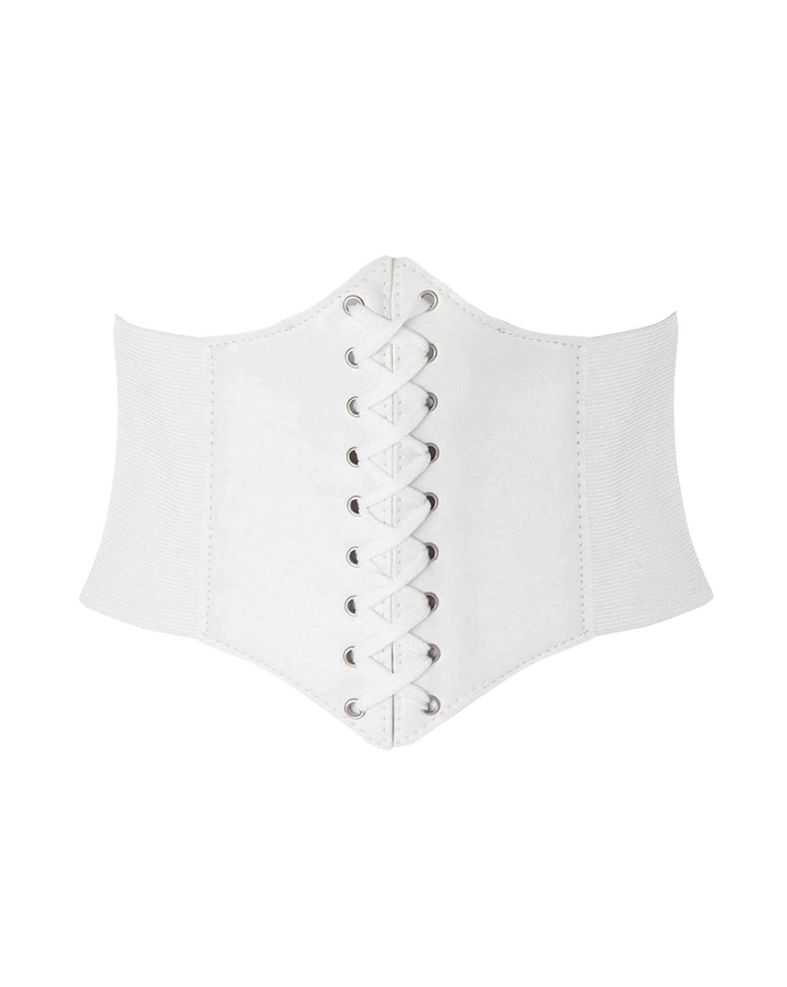 One way to pair a plain white tee and a corset belt : r/womensstreetwear