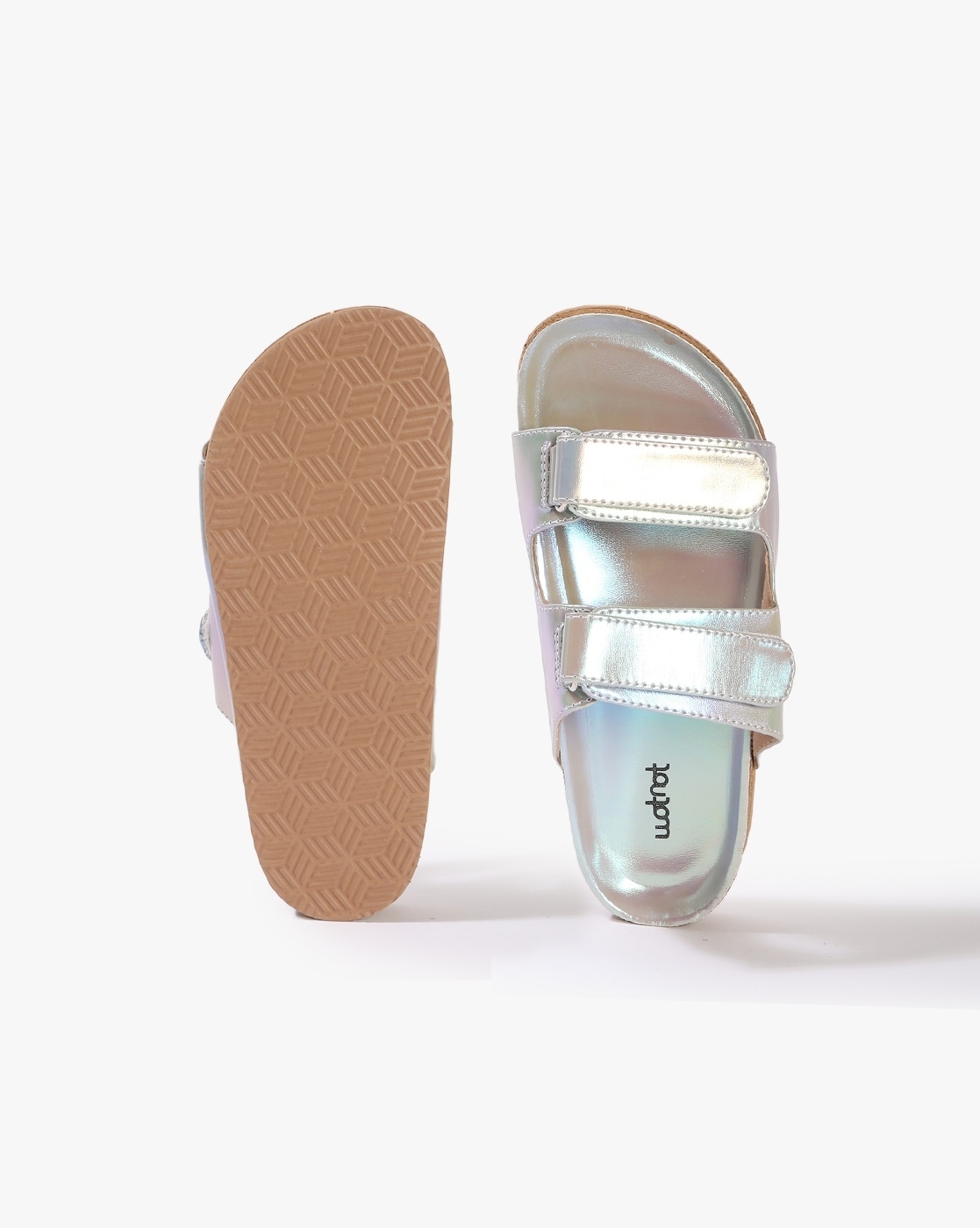 Silver discount baby sandals