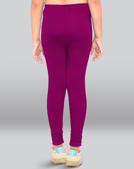 Buy Fuchsia Leggings for Girls by LYRA Online