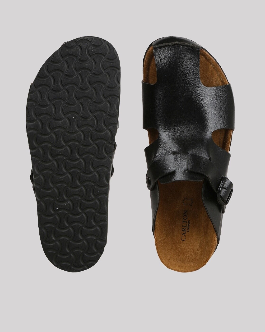 Buy Black Sandals for Men by Carlton London Online