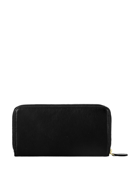 Mini wallet with Gucci script in black leather | GUCCI® US