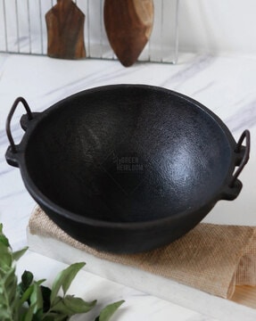 Cast iron Dosa tawa ( 12inch diameter) – Greenheirloom (Unit of