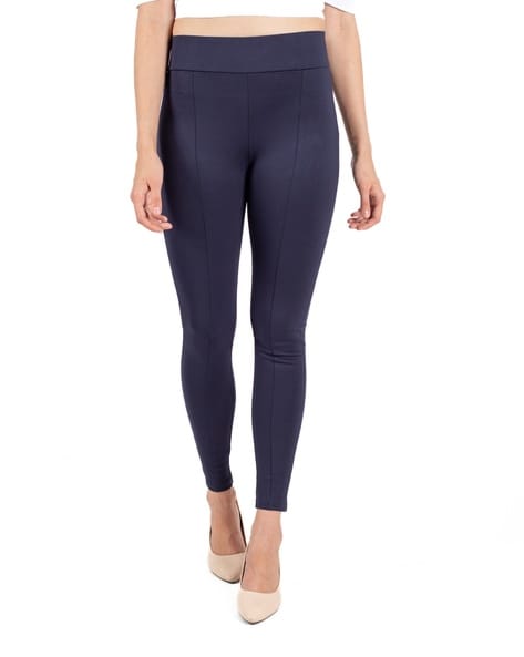 Polyester High Waist STRETCHABLE YOGA PANTS, Solid, Slim Fit at Rs
