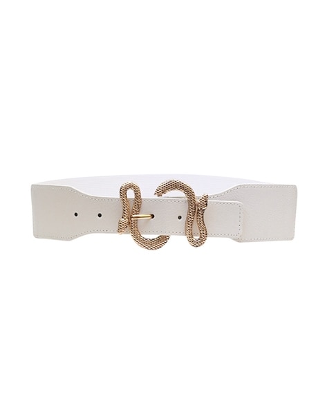 White gucci snake on sale belt