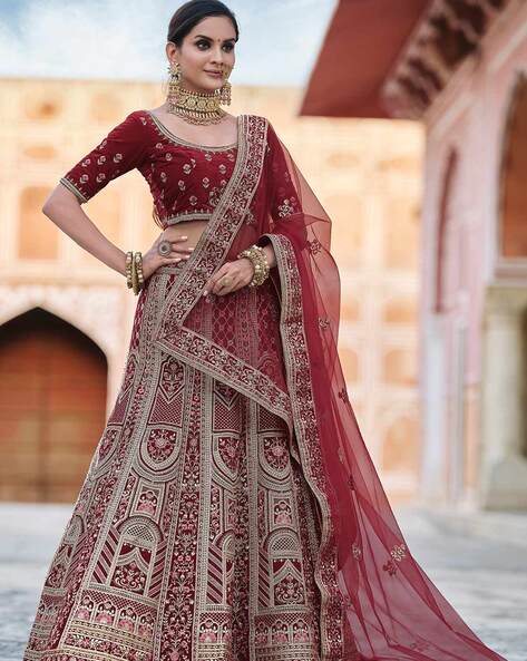 Maroon Color Navratri Collection Lehenga Choli,navratri Lehenga,chaniya  Choli,modern Wear Choli,traditional Dress. - Etsy