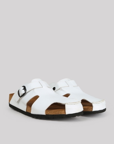 Mens white sandals on sale shoes