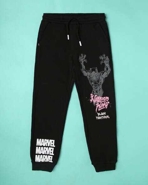 Buy Black Track Pants for Men by BLACK PANTHER Online | Ajio.com