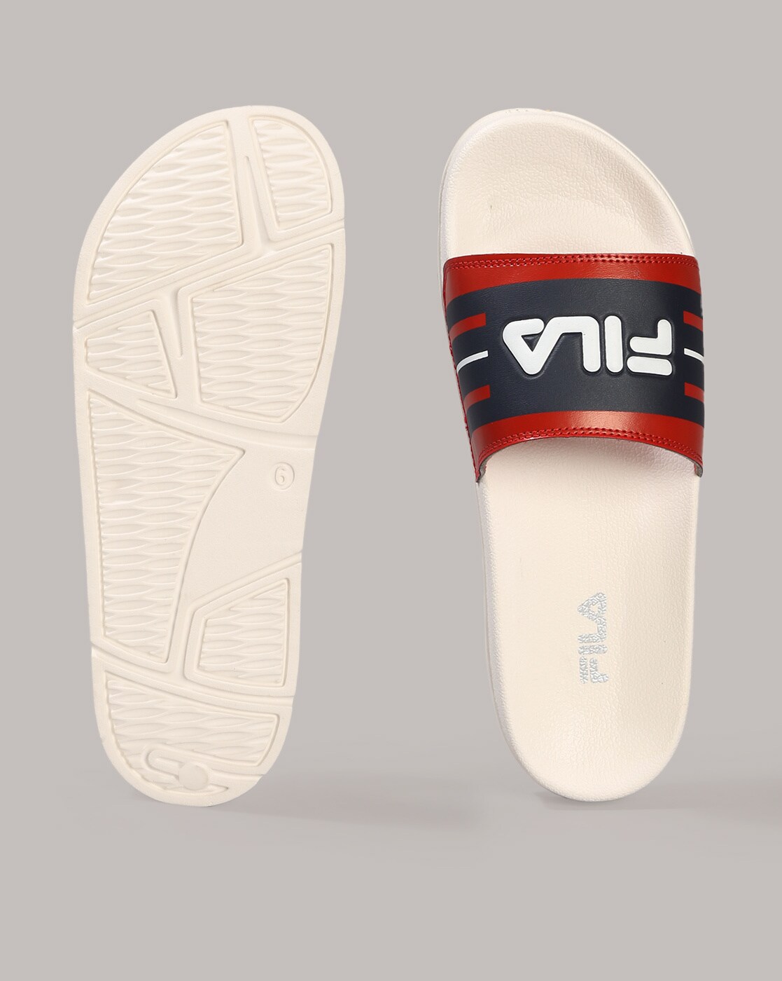 Buy White Flip Flop Slippers for Women by FILA Online Ajio