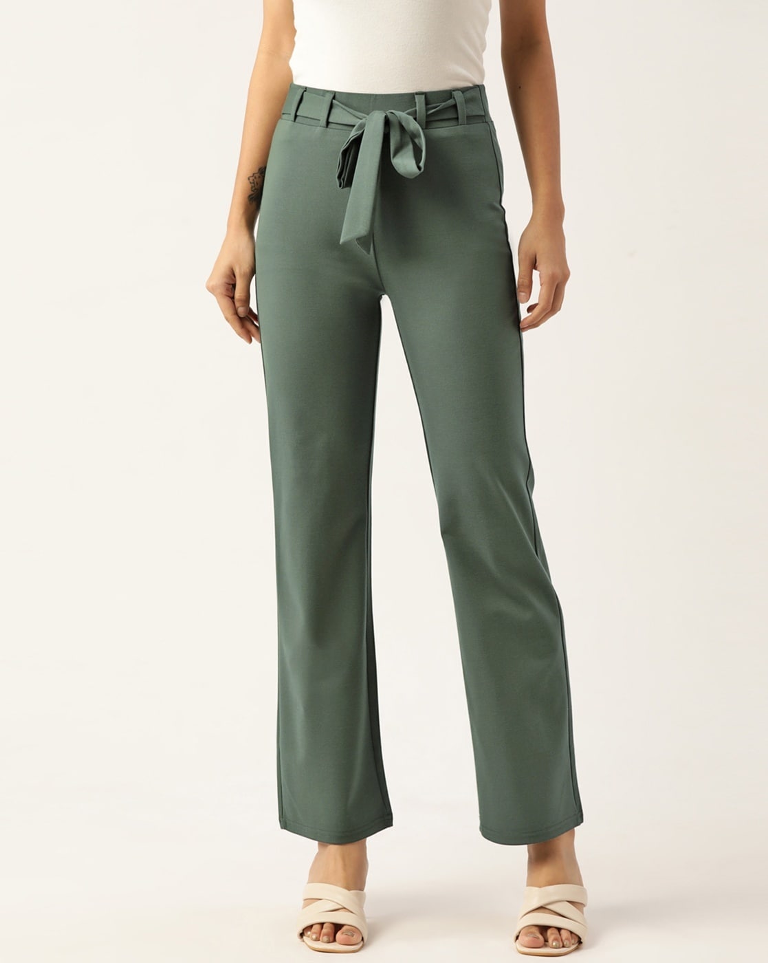 Buy Navy Blue Trousers & Pants for Women by Camla Online | Ajio.com