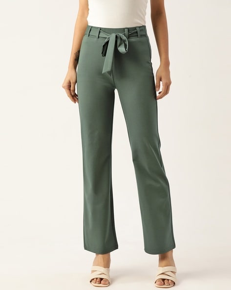 Buy Mast & Harbour Women Pleated Trousers - Trousers for Women 16233402 |  Myntra