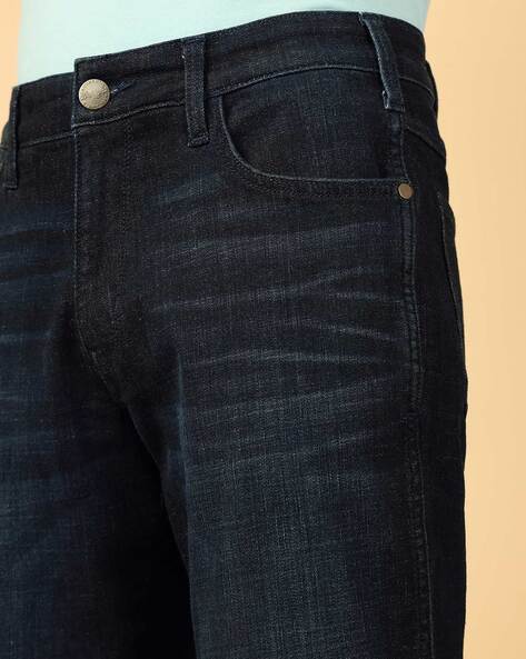 Washed Jeans with 5-Pocket Styling