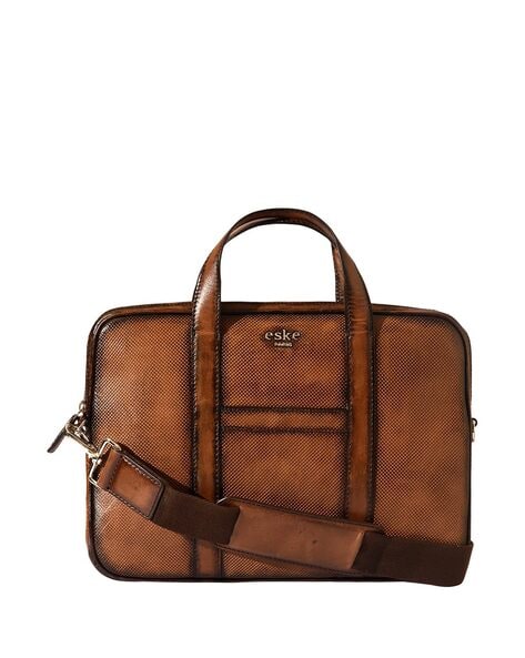 Coach mens hotsell leather laptop bag