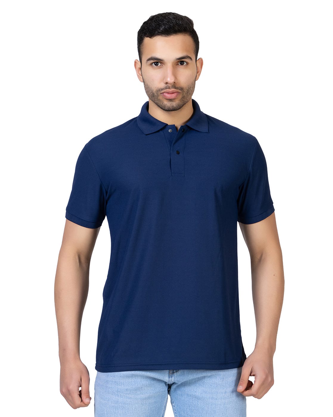 Buy WEARLUSSO Regular Fit Short Sleeves Pol Online | Ajio.com