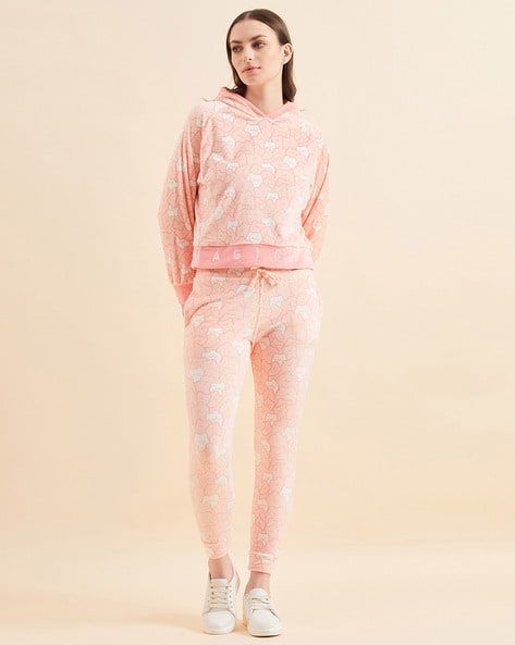 Buy Peach Tracksuits for Women by SWEET DREAMS Online