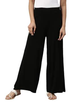 go colors Palazzos with Elasticated Waistband-picture-19