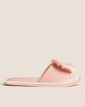 Pink slides with store bow