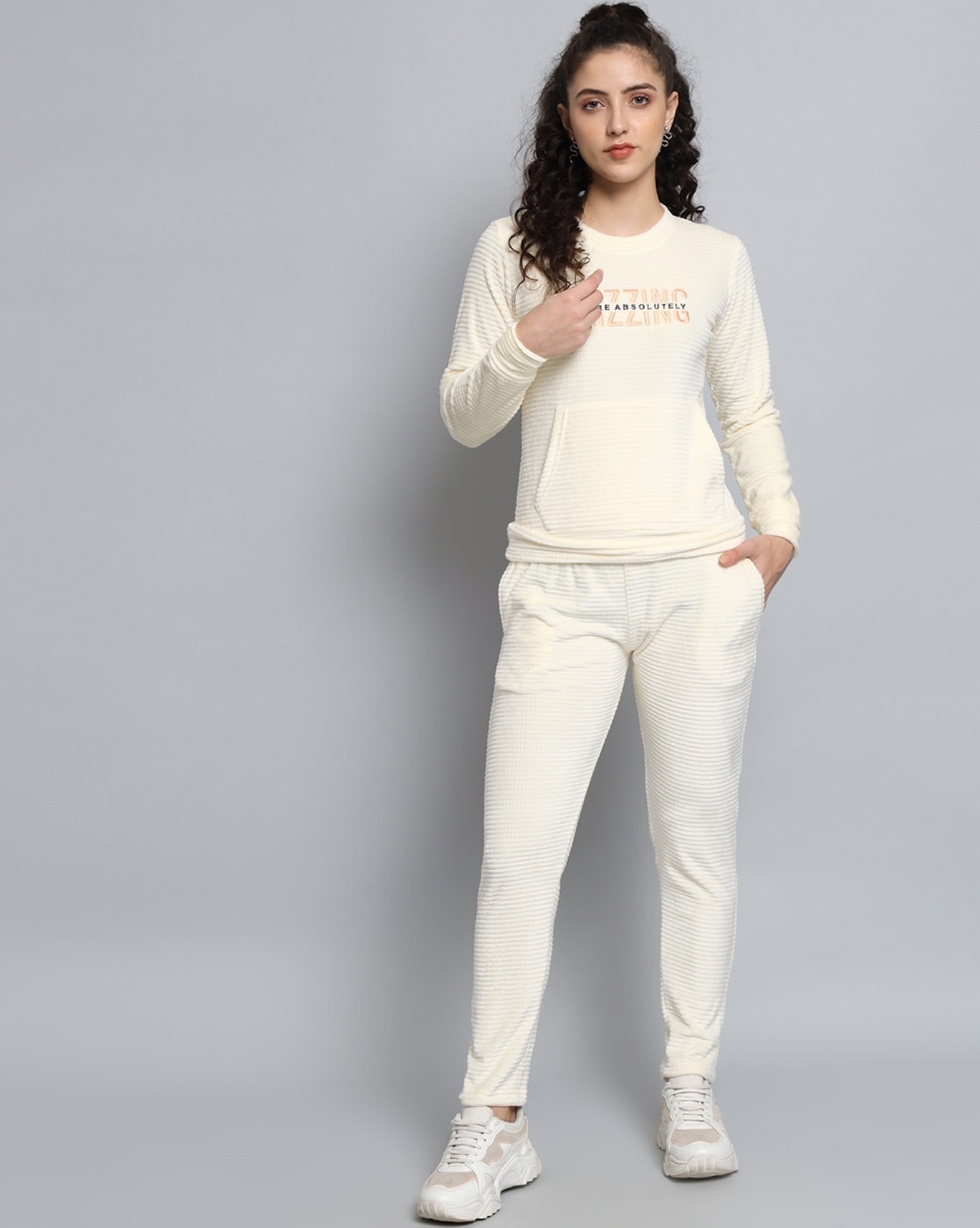 Cream tracksuit online women