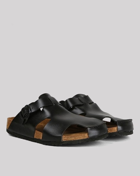 Mens buckle sandals hot sale