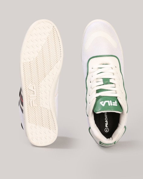 Buy White & Green Casual Shoes for Women by FILA Online