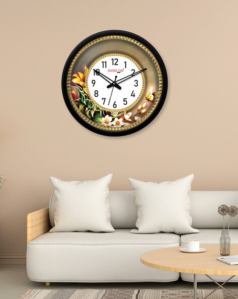 Buy Mute Wall Clock Creative Living Room Decoration Big Clock Simple Round Wall  Clock Art Electronic Clock Wall Watch at HomesDecors with free shipping  across India at low price