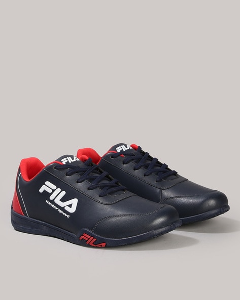 FILA Men's Taglio Low Black Faux Leather Low Top Shoes Sneakers - Helia  Beer Co