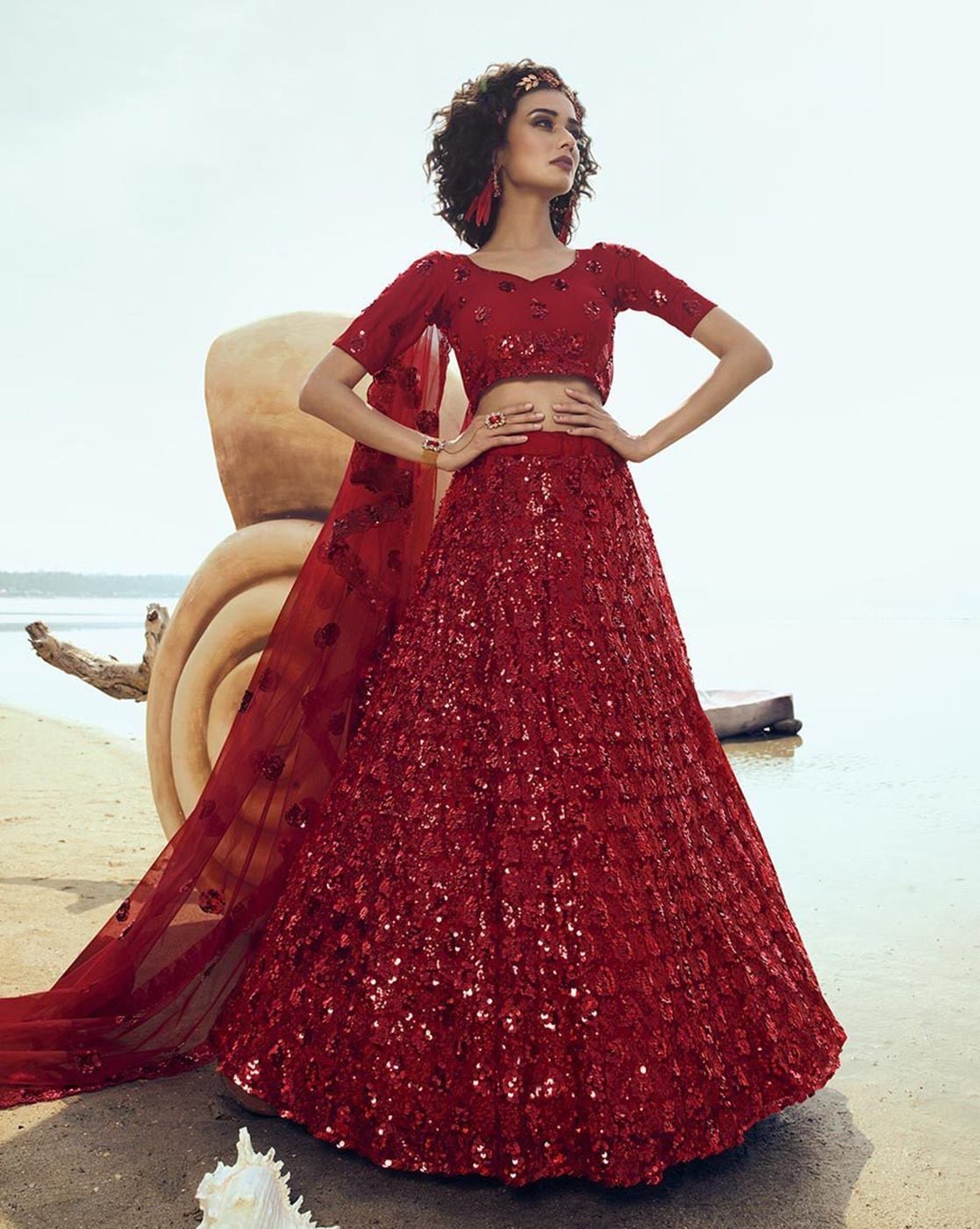 Designer Digital Printed Lehenga Choli for Women Party Wear - Etsy | Red  lehenga, Red lehenga choli, Red dress outfit