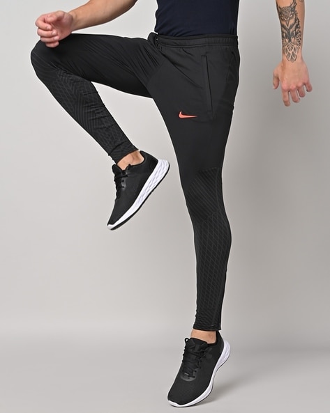 Nike Grey & Orange Striped Track Pants (sz. M) - Ragstock.com