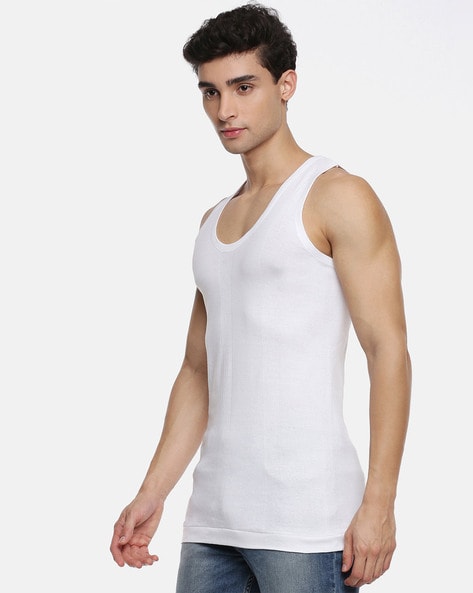 Buy White Vests for Men by Ramraj Cotton Online