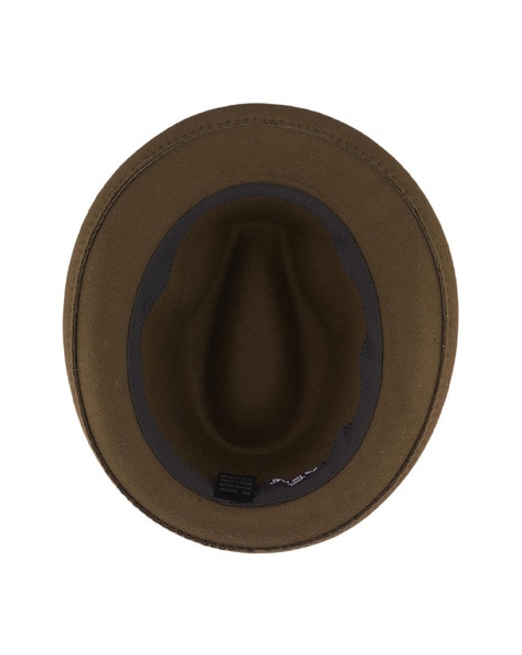 Mens green cheap fedora hat