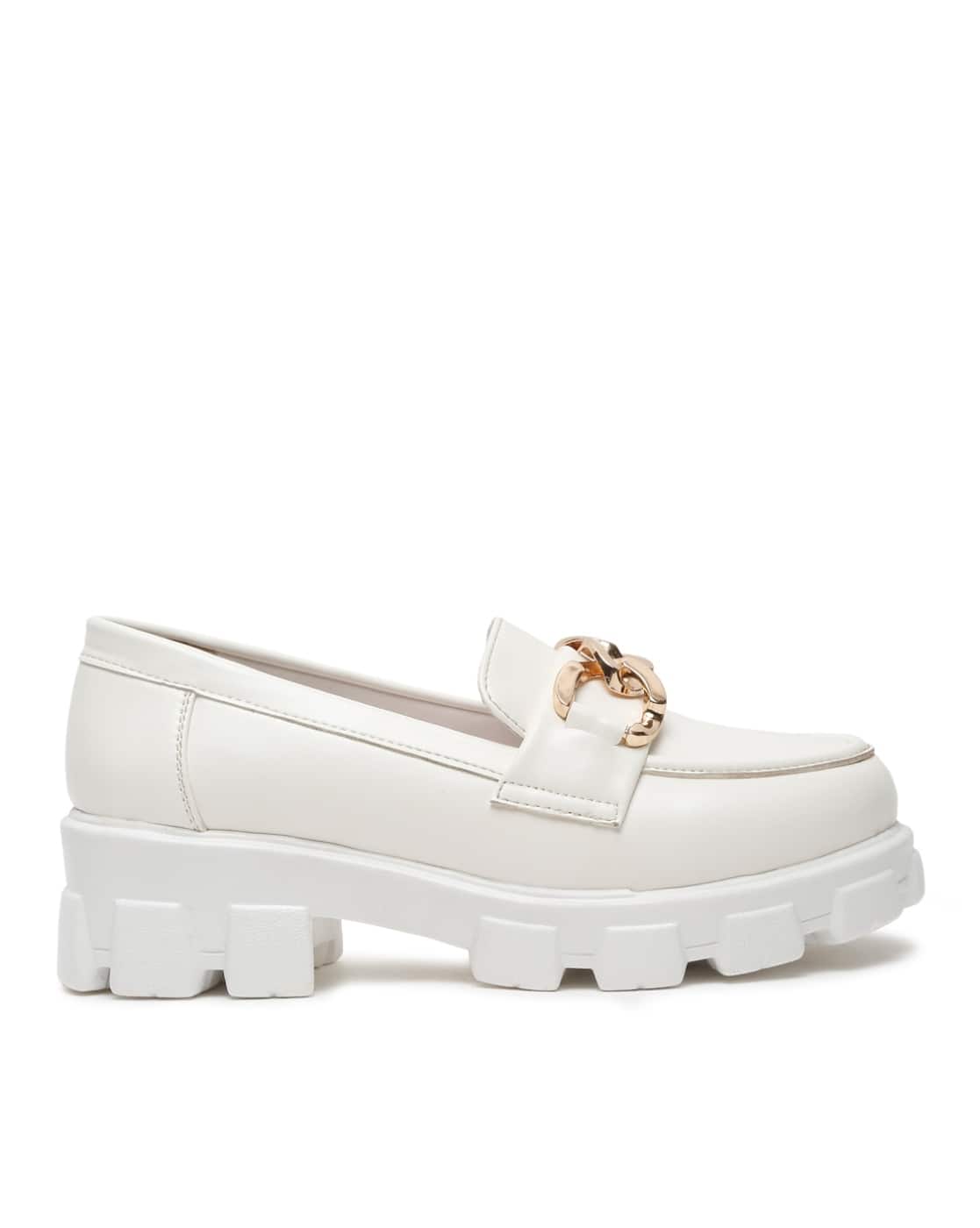 Buy White Casual Shoes for Women by Flat n Heels Online | Ajio.com