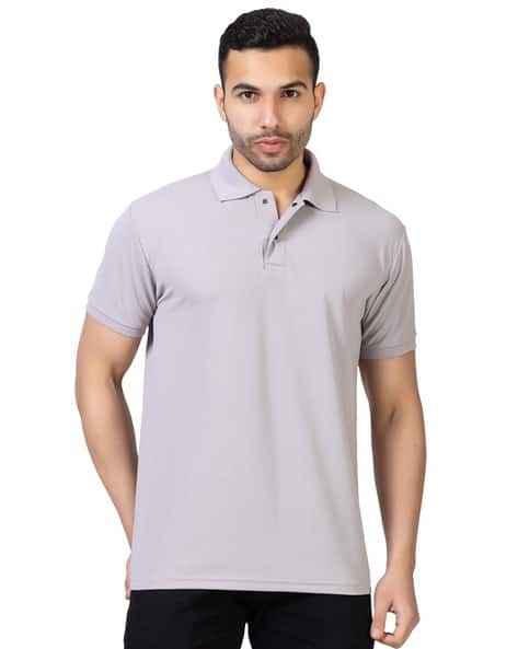 Buy WEARLUSSO Regular Fit Short Sleeves Pol Online | Ajio.com