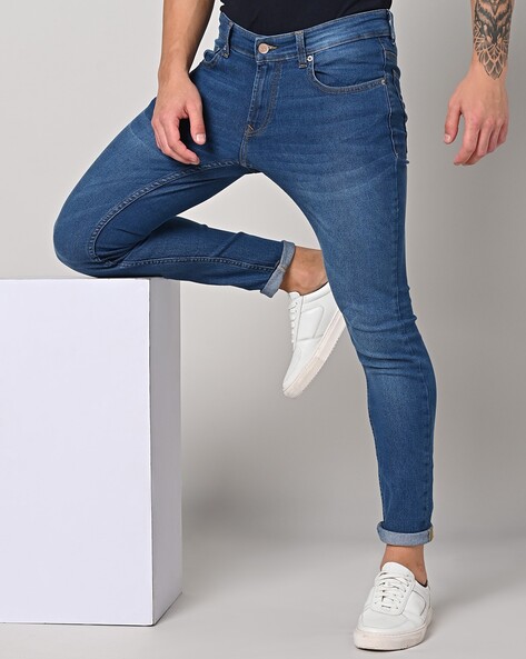 Spykar Lightly Washed Skinny Fit Jeans