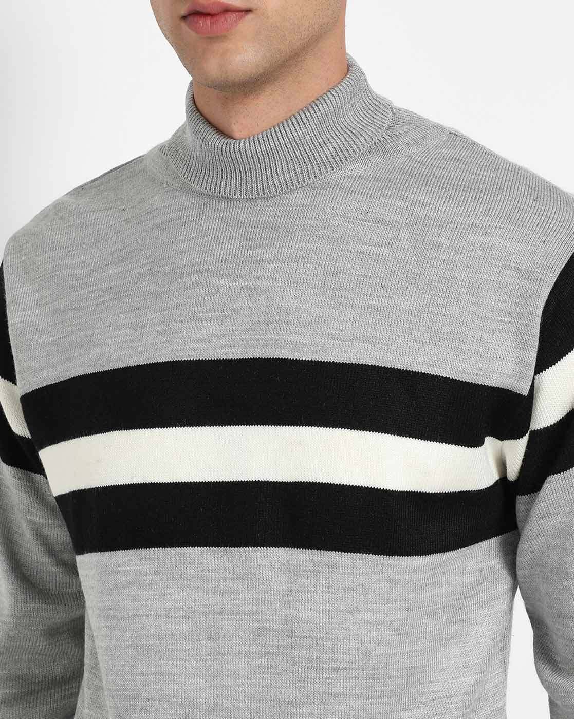 Buy Grey Sweaters & Cardigans for Men by Campus Sutra Online