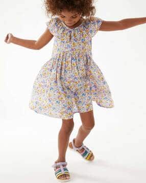 Floral Fit & Flare Mini Dress-image-41